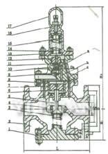 Y43H 活塞式蒸汽減壓閥結(jié)構(gòu)圖